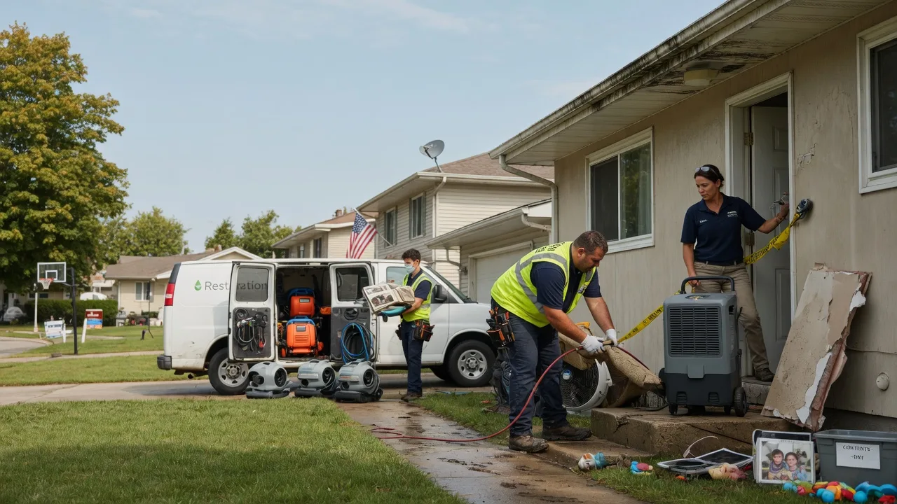 Water Damage Restoration in Danville, IA near me